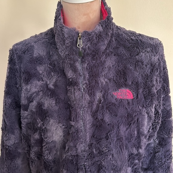 Pink and purple reversible North Face Quilted/Teddy Jacket - Picture 6 of 7